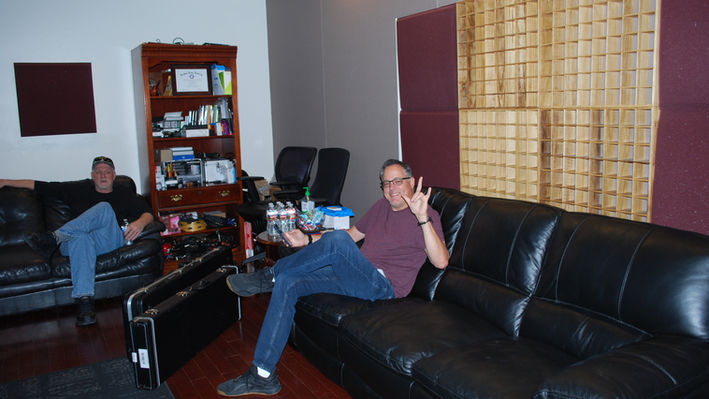 jason and tony in the studio