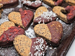 Makové cukroví: zdravé polomáčené sušenky