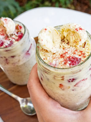 Raffaello ovesné vločky přes noc – jednoduchý a zdravý recept