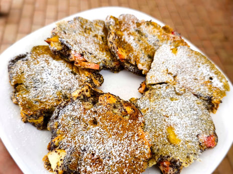 Zdravé makové lívance s jablky