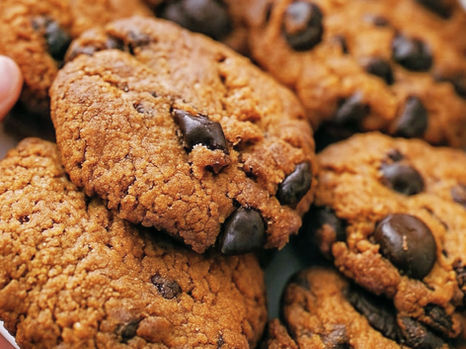 Jednoduché ovesné sušenky s čokoládou