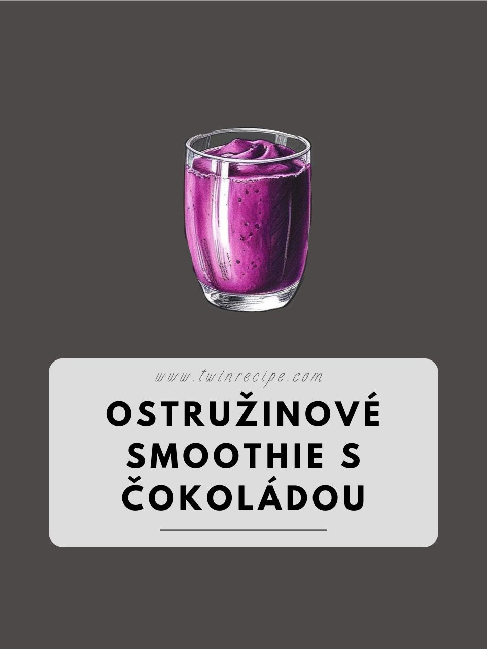 9. Ostružinové smoothie s čokoládou