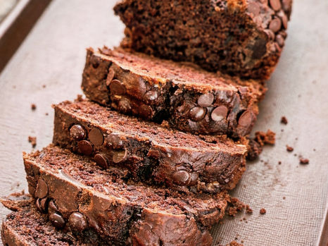 Rychlý čokoládový chlebík s kousky čokolády