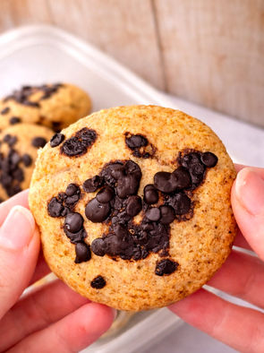 Domácí tvarohové sušenky s čokoládou