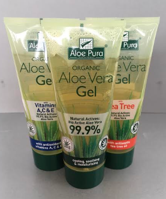 Aloe Vera Gel, ideal post treatment