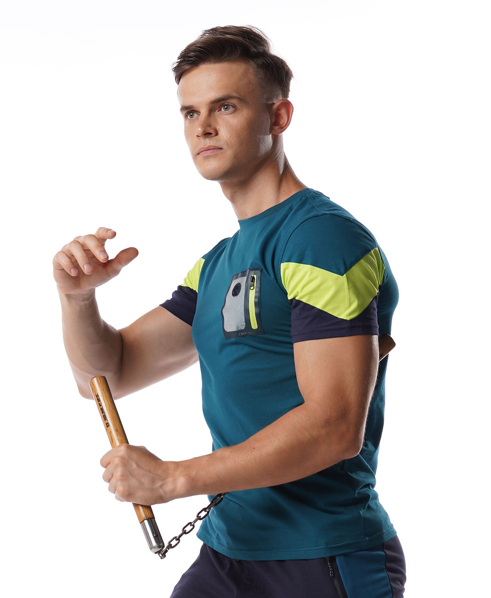 Thumbnail: Jogging set R-neck Short Sleeve , Short Pant   NO.FN55645