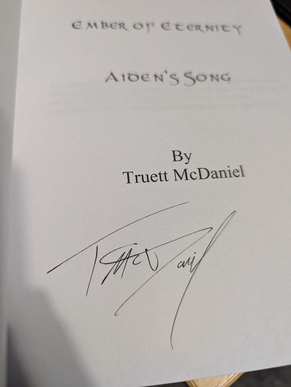 Thumbnail: Ember of Eternity - Aiden's Song (signed)