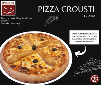 Réouverture le 15 août et pizza du mois