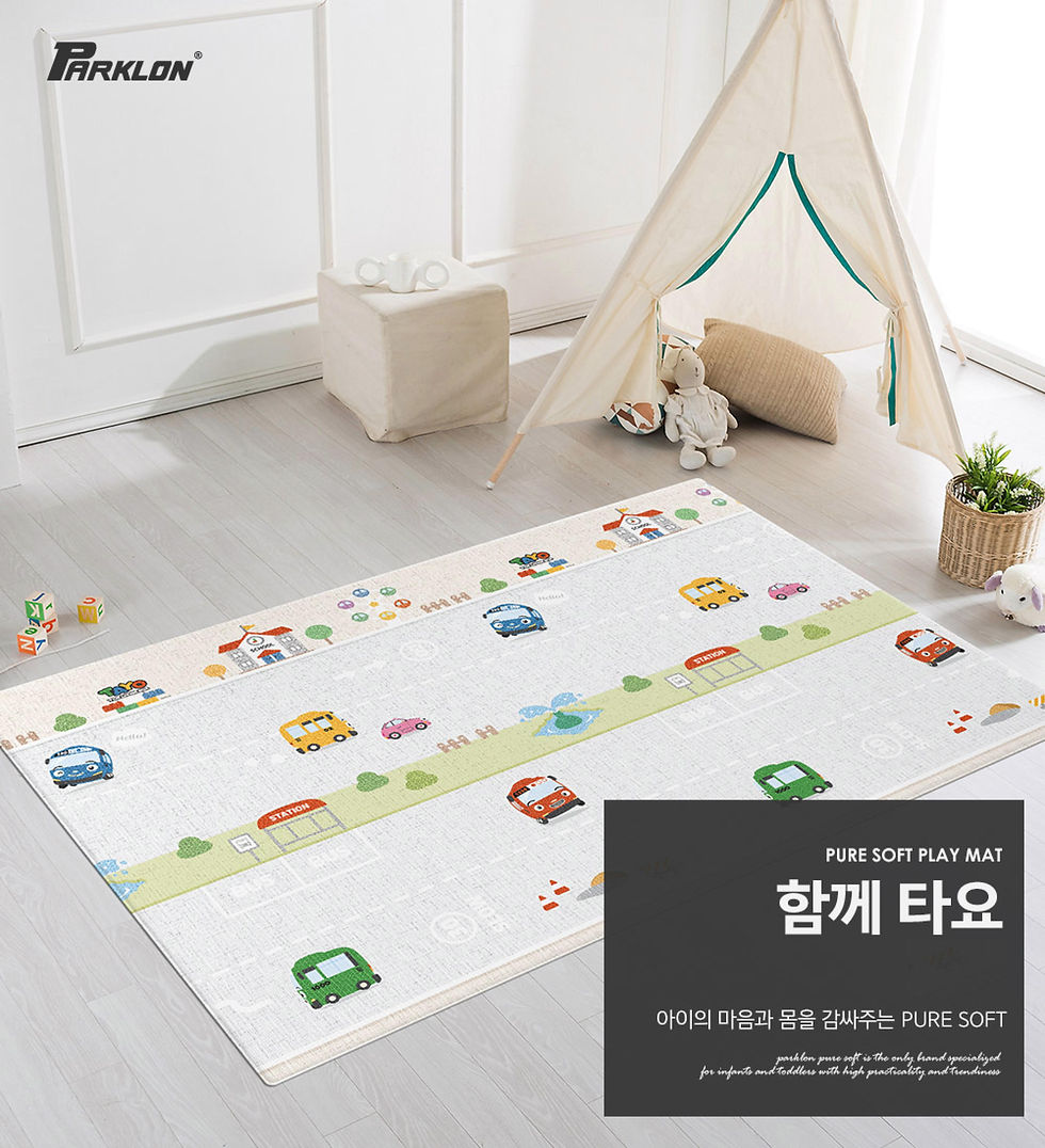 Thumbnail: 韓國Parklon TAYO小巴士包邊雙面地墊