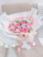 縮圖：洛神玫瑰鮮花花束