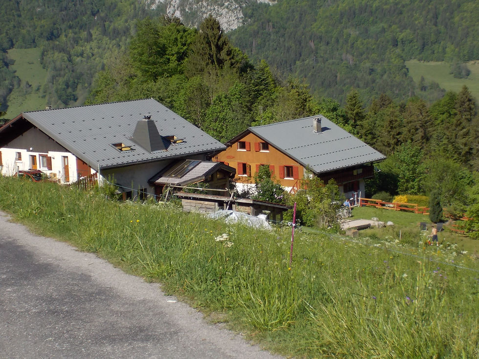 Chalet AJA vue d'en haut