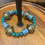 Thumbnail: Teal and Metal Bracelet