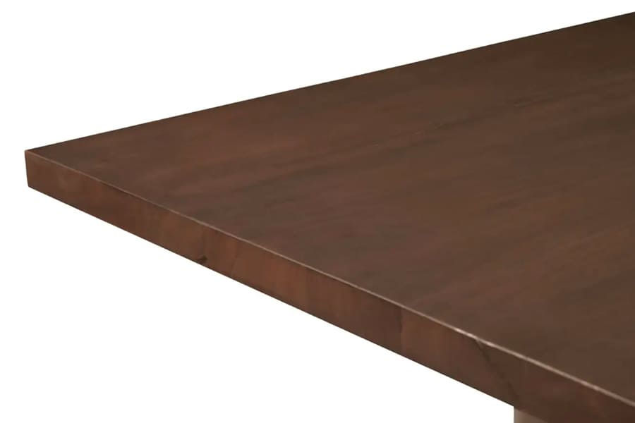 Miniature : Table salle à manger rectangulaire 6 à 8 places en bois recyclé de nem et fer Hadley