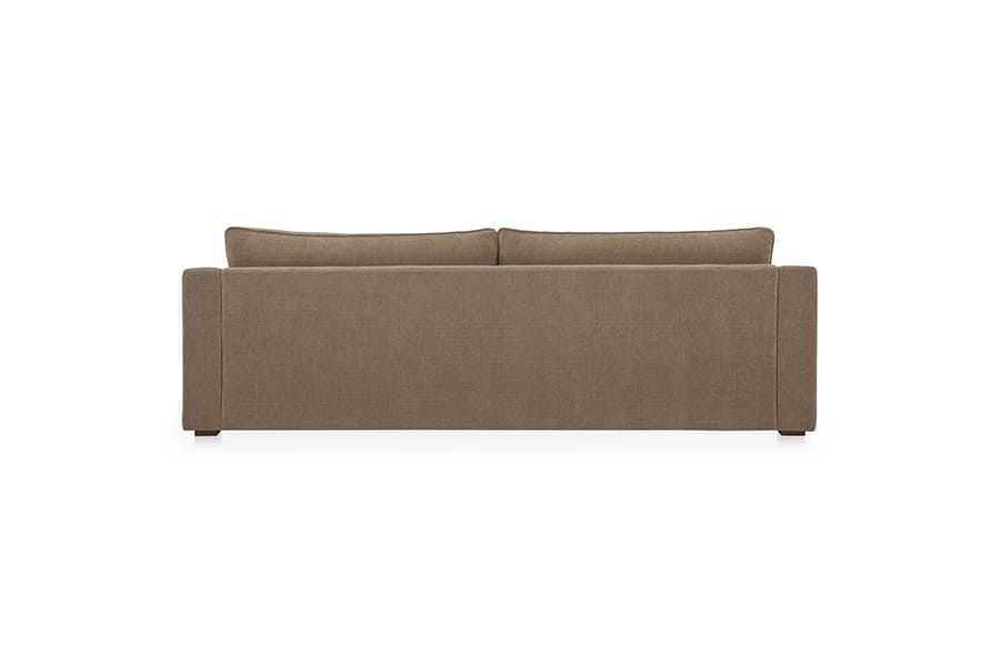 Miniature : Sofa 2 places large en tissu Taupe