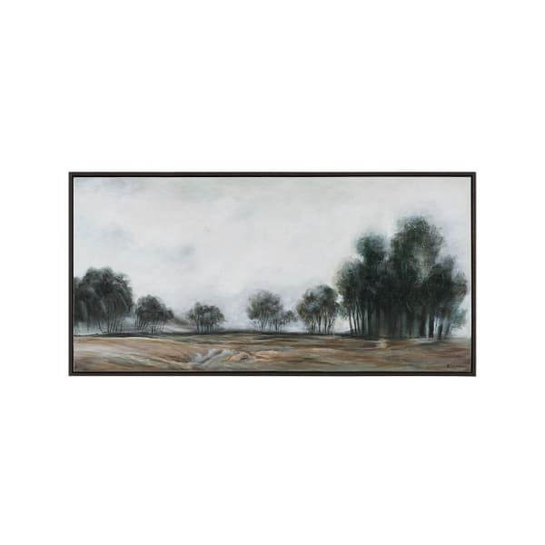 Miniature : Cadre avec paysage et cadre en bois moyen