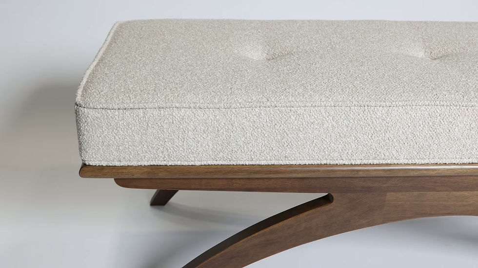 Miniature : Banc Austin – teinte buff (beige sable)