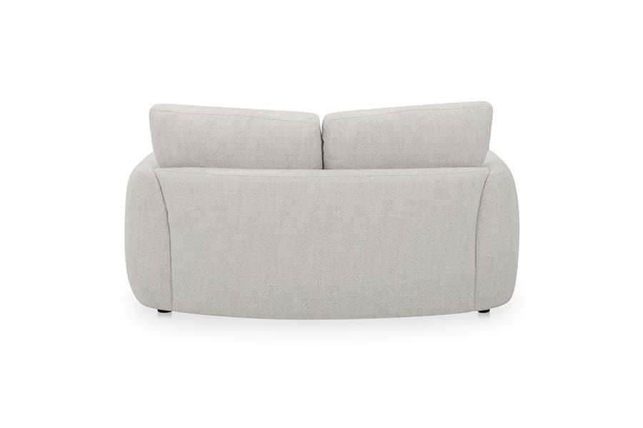 Miniature : Sofa couleur avoine en tissu avec accoudoirs