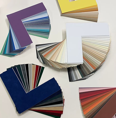 coupe passe partout coloré biseauté carton velours PHneutre