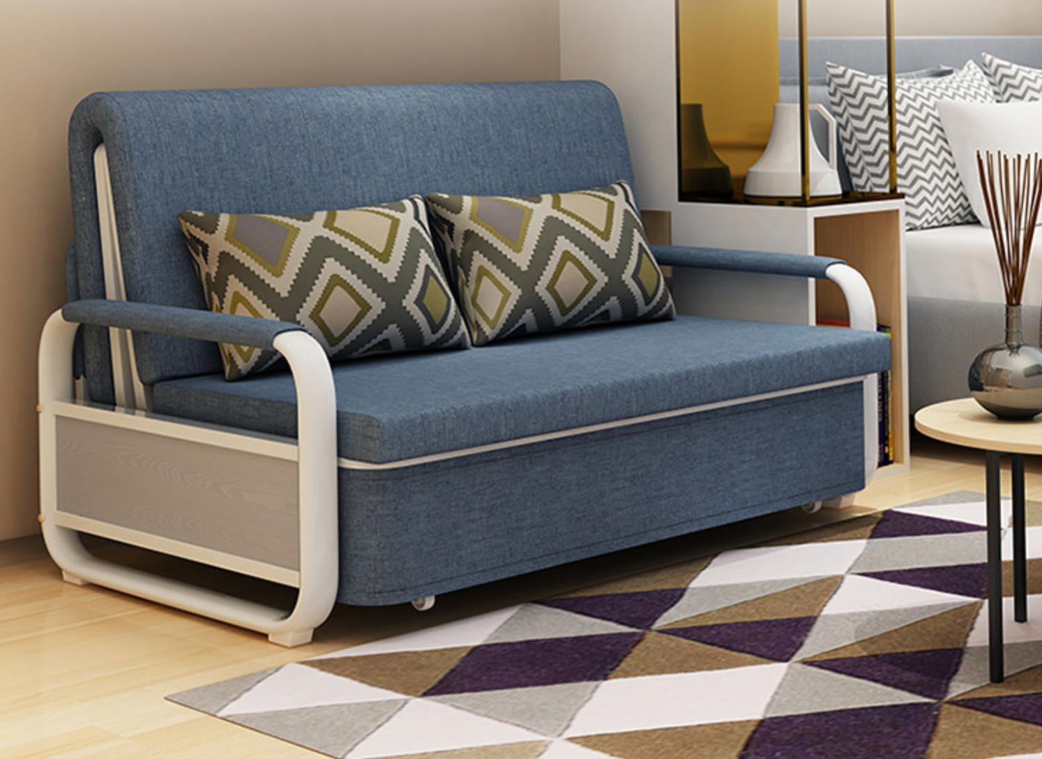 Small Home Sofa Bed with Storage