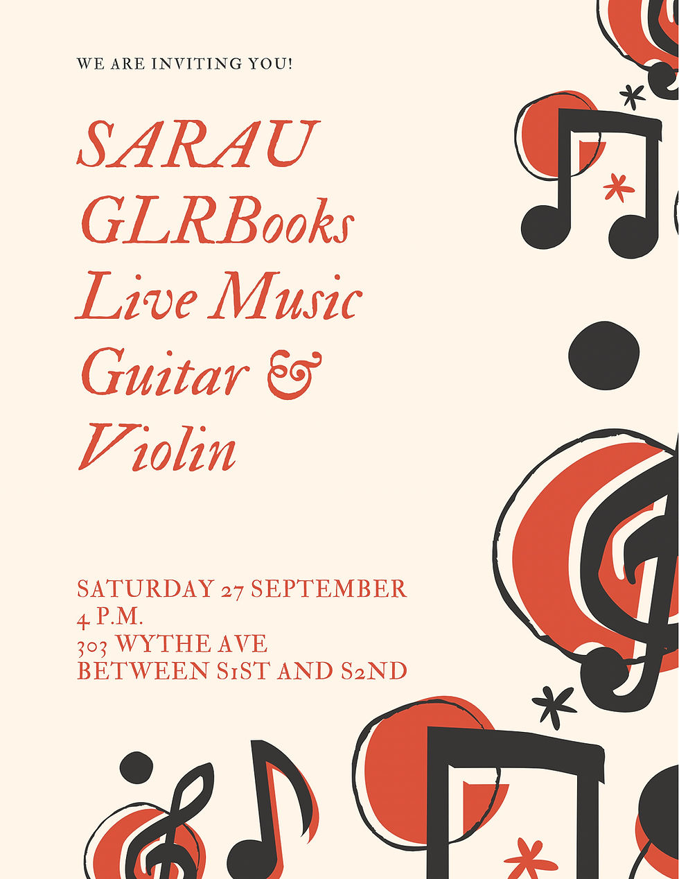 Live Music Brazilian Guitar & Violin - Sarau