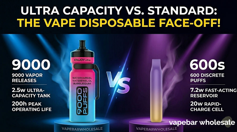 Enjoy Ultra 9000 vs. Standard 600 Puff Disposables Which One Actually Wins?