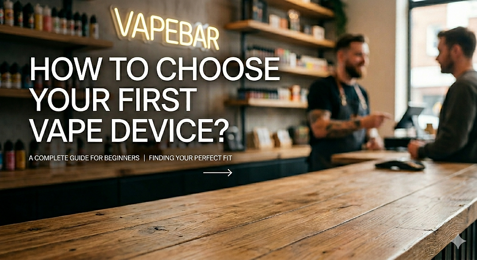 How to Choose Your First Vaping Device?