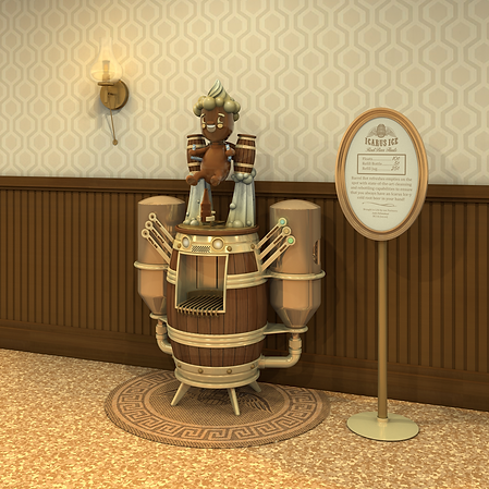 Icarus Ice Root Beer Floats