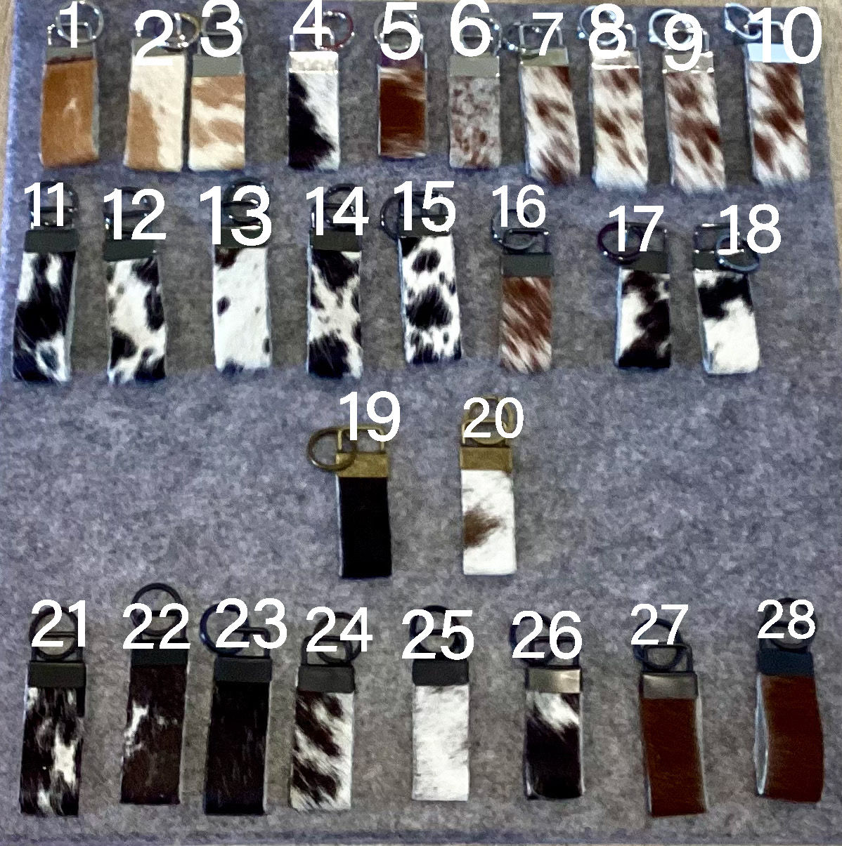 Classy Hide Keyrings-Fob