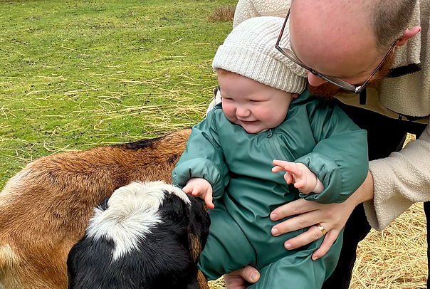 Baby and Goat
