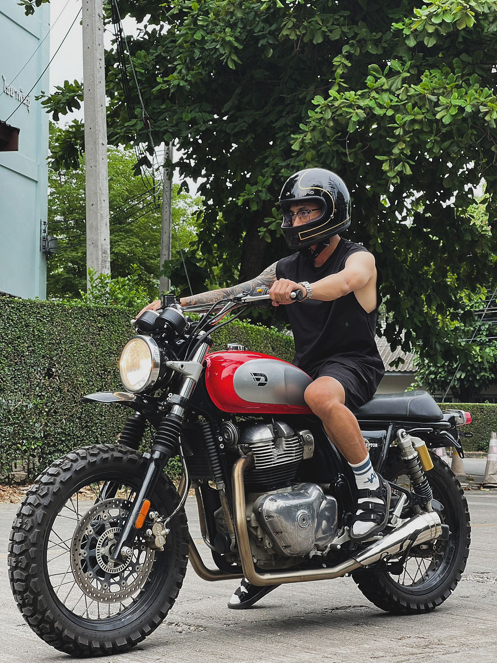 Thumbnail: Dustland Short exhaust pipe( Type 2) for Royal Enfield 650