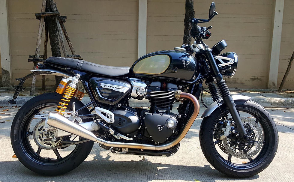 Thumbnail: Shorty Slip-on Exhaust for Triumph  Thruxton R, Speed Twin 1200