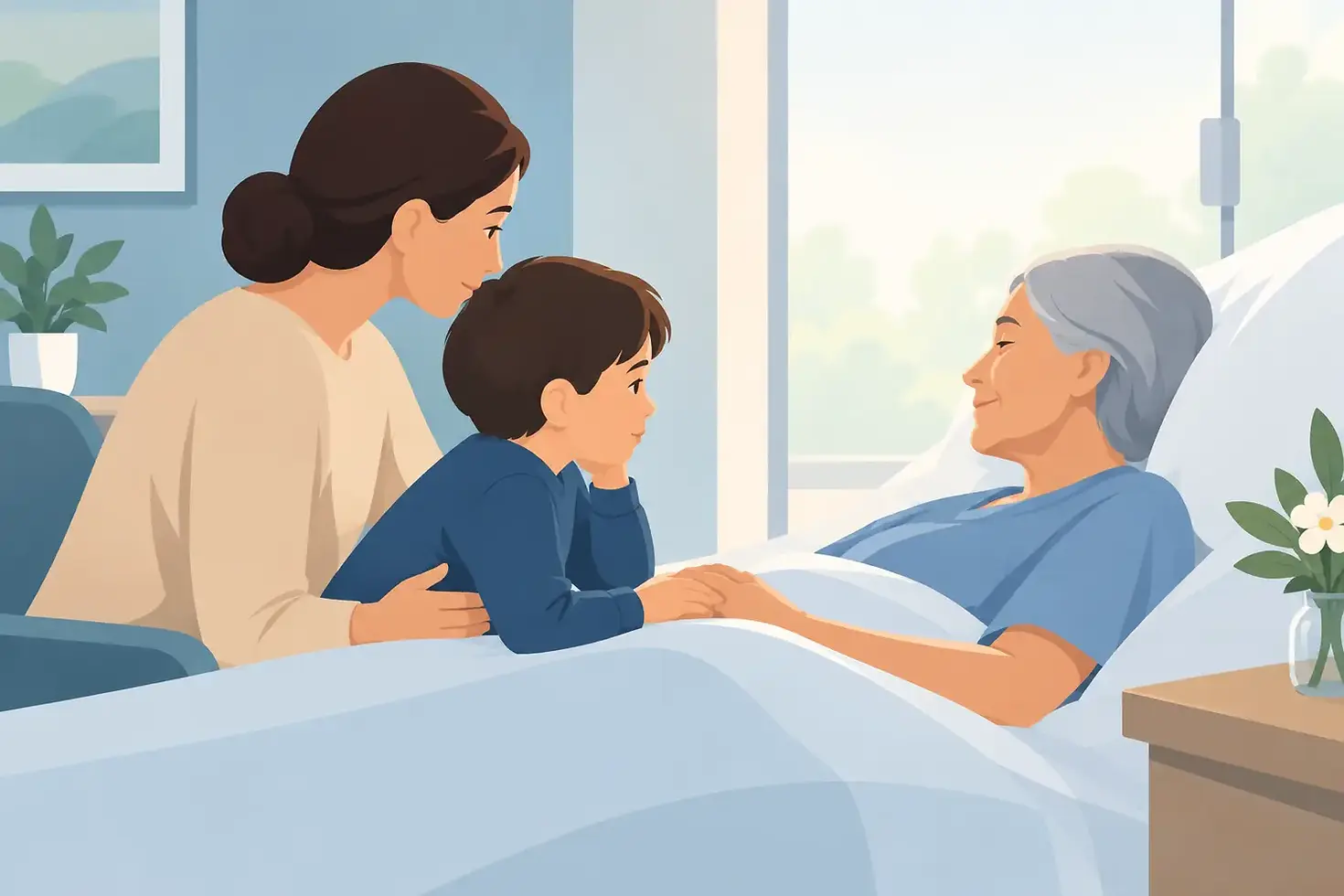 ¿Pueden los niños acompañar la eutanasia?