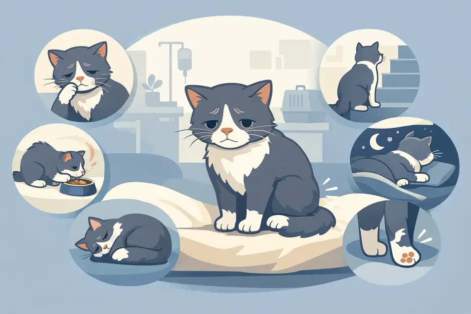 Signos de sufrimiento en gatos mayores