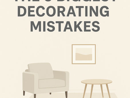 The 5 Biggest Decorating Mistakes (and How to Fix Them for a More Comfortable, Curated Home)