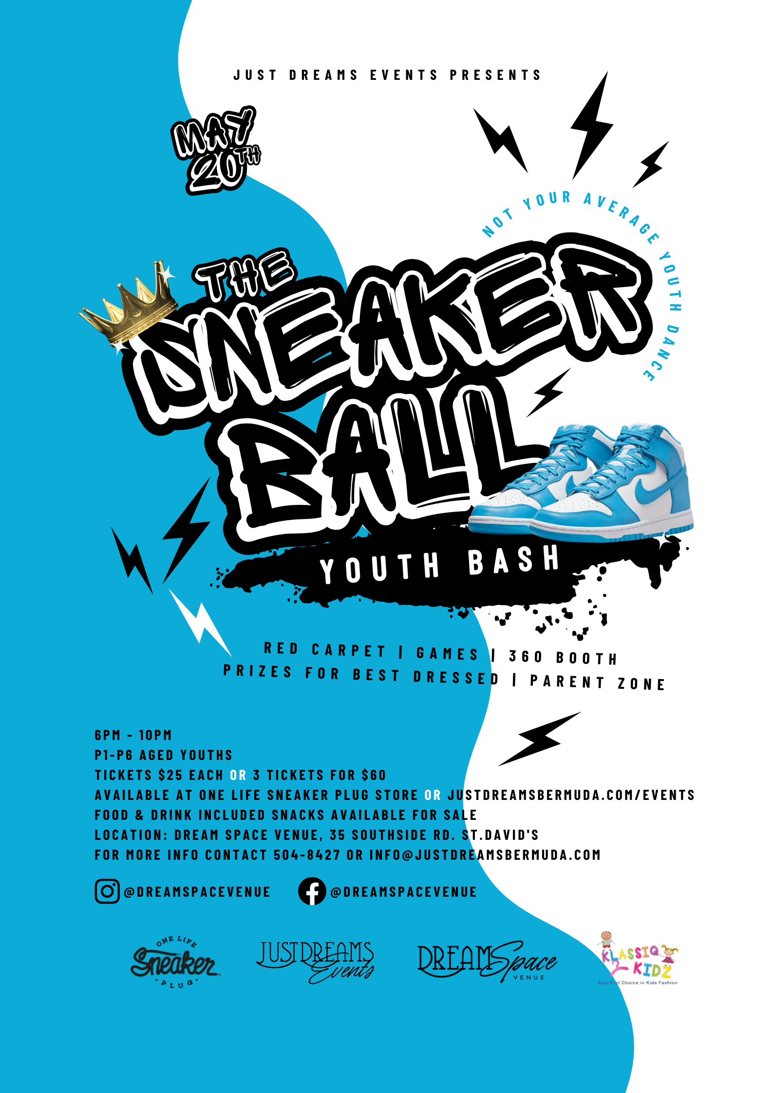 The Sneaker Ball Just Dreams Bermuda