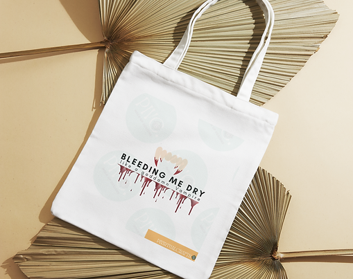 Vampire Vogue: Bite Back with Style | Tshirt and Tote Bag Collection