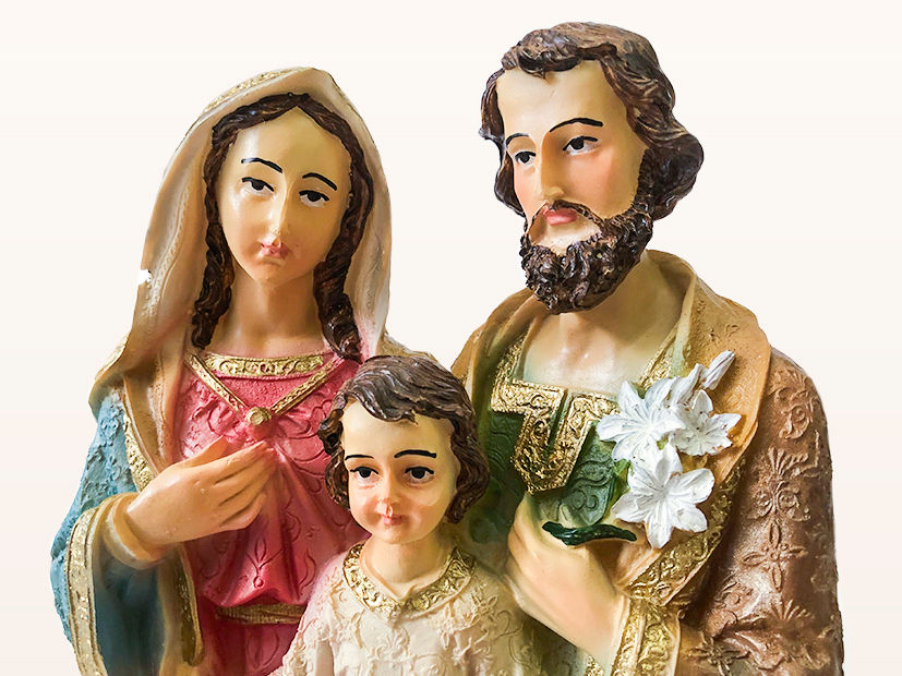 Miniatura: BUSTO SAGRADA FAMILIA - Grande - 20 cm aprox