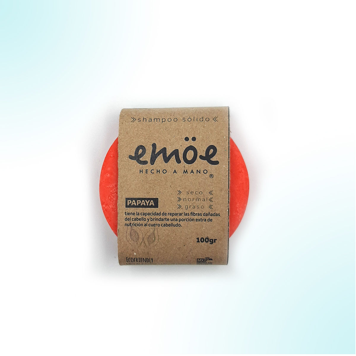 Shampoo sólido de Papaya