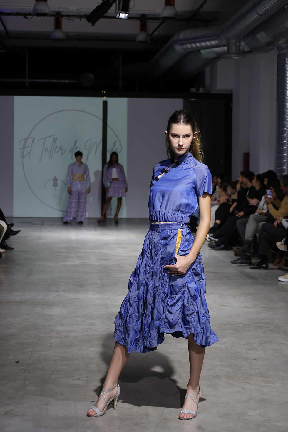 Miniatura: Falda Tencel Texturizada