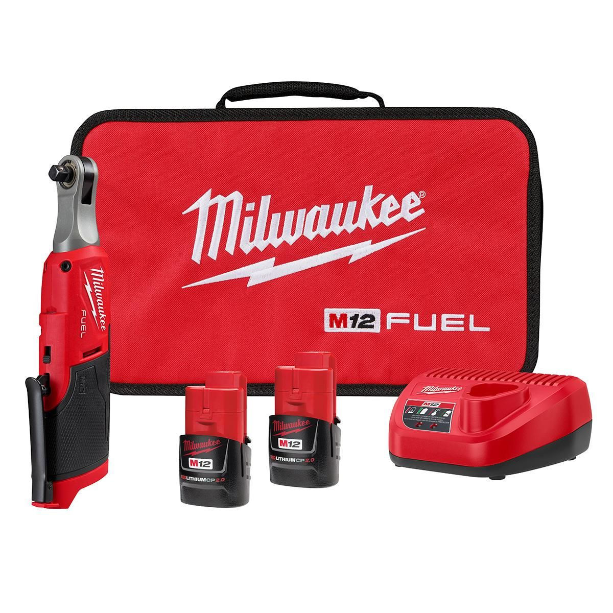 Milwaukee Tool M12 FUEL 3/8" High Speed Ratchet Kit