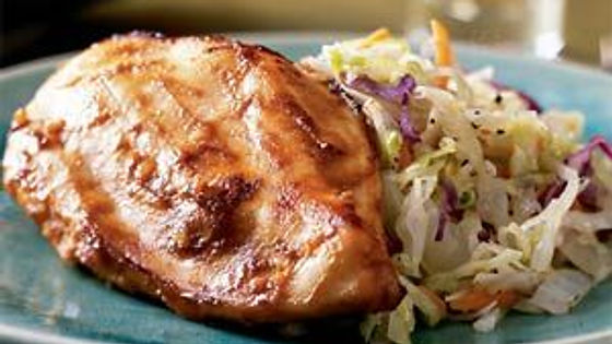 Chicken breast + steamed cabbage- 375 Calories