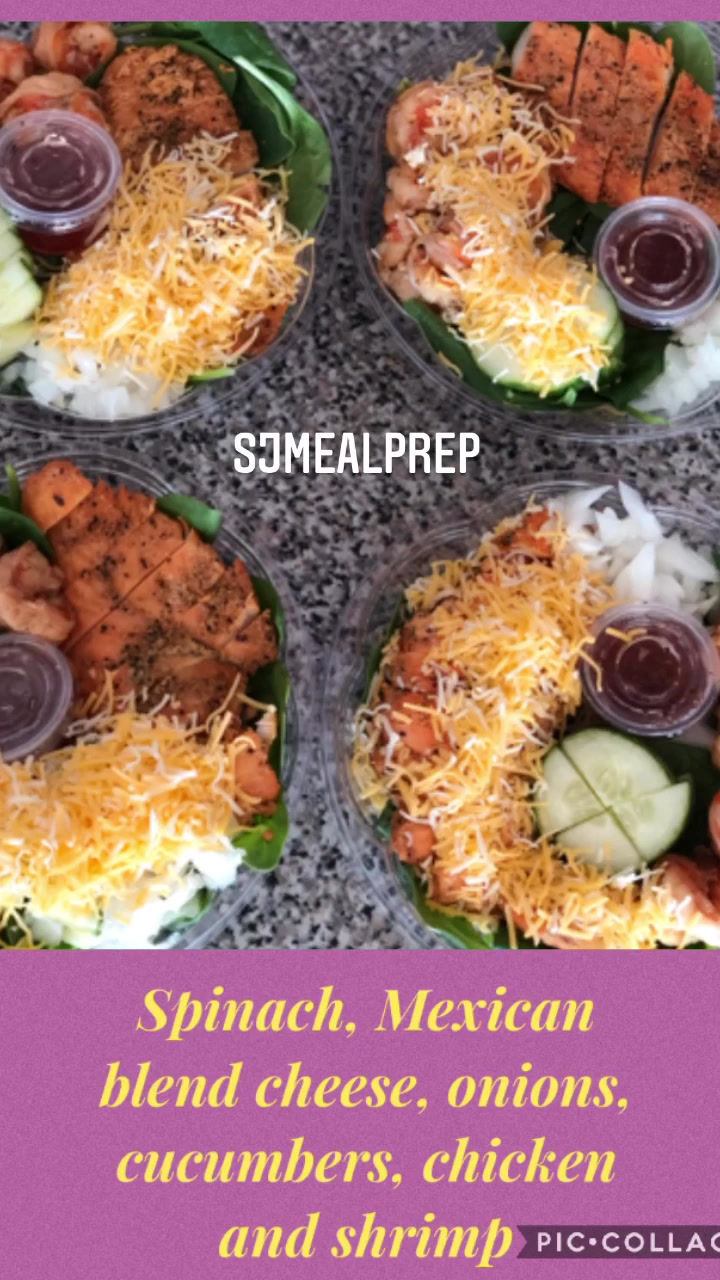 Grilled Shrimp & Grilled Chicken Salad