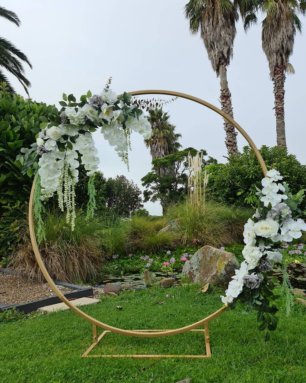 Gold Round arch