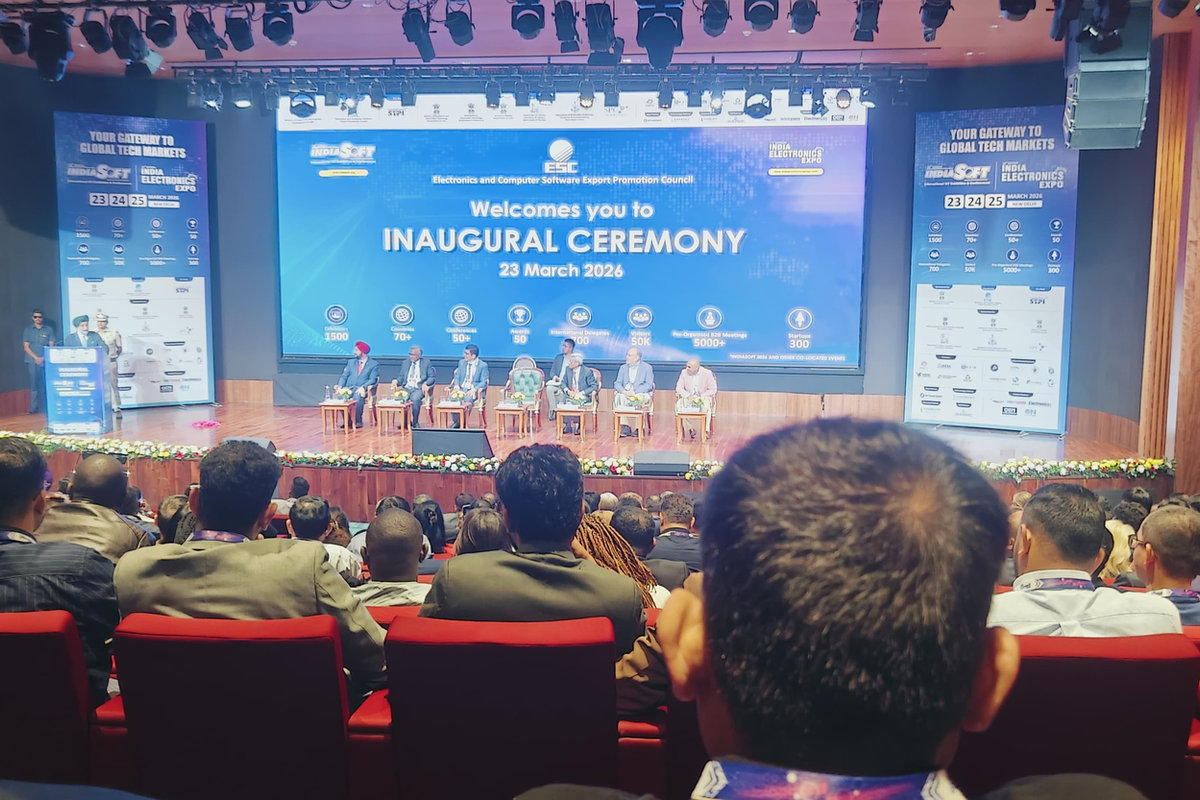 Intelligaia touched down at IndiaSoft 2026