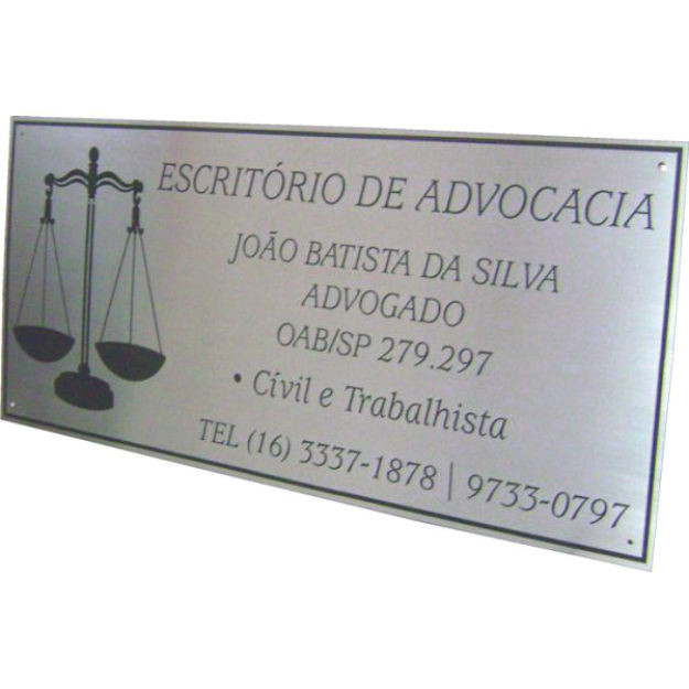 Placa Inox