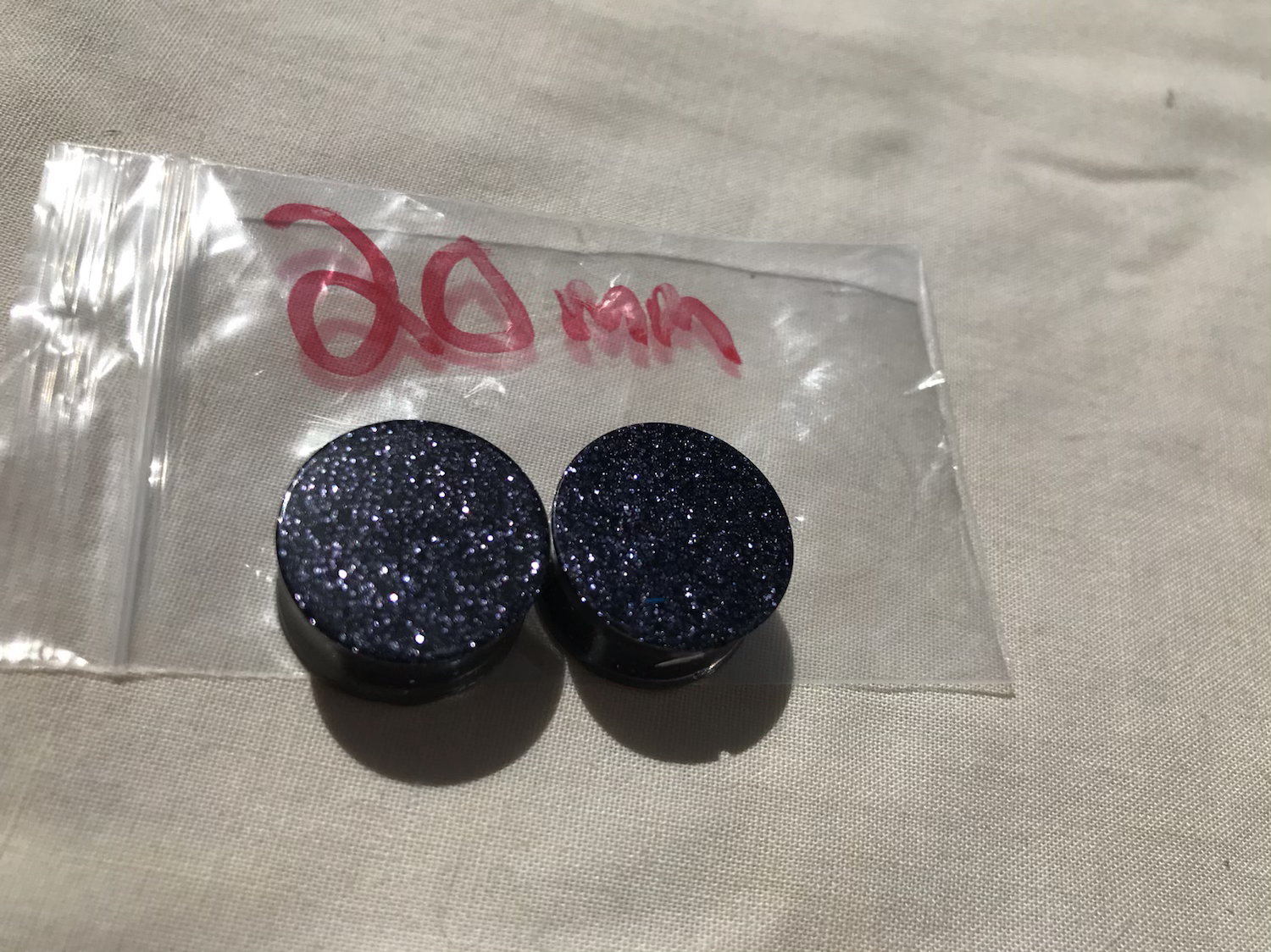Double flared ear gauges 