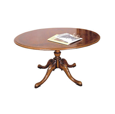Walnut Oval Occasional Table