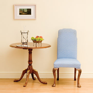 Walnut & Gilt Circular Table