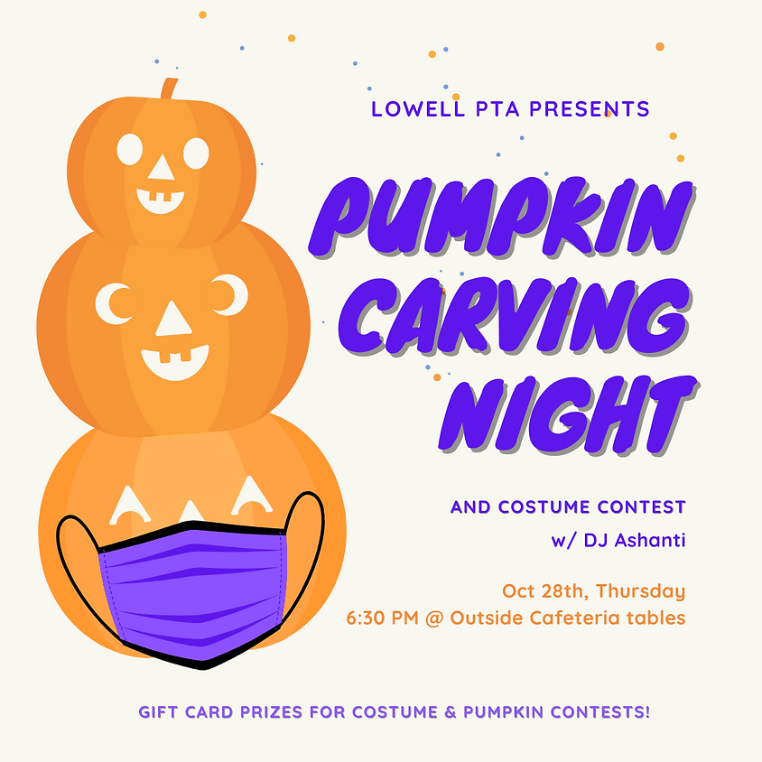Pumpkin Carving Night at Lowell!