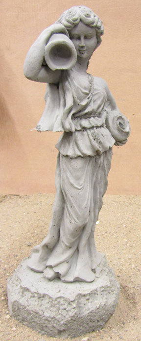 Thumbnail: Girl with 2 Water Vases 21”H